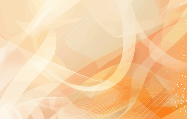 Wall Mural - Light orange background with soft, blurred edges and a gradient of light beige to warm peach tones