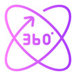360 gradient icon