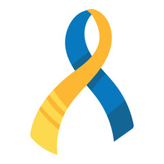 Poster - down syndrome day ribbon