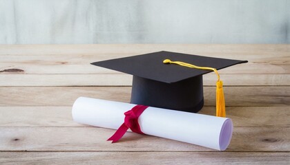 Wall Mural - graduation caps