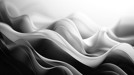 Wall Mural - Soft Focus Black and White: Bold Graphic Design Abstract Background - Desktop Wallpaper
