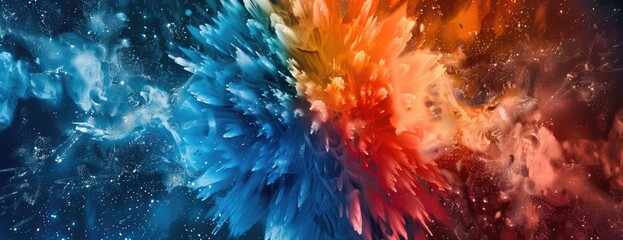 Poster - Infinite Spectrum: Vivid Abstract Background - Colorful Wallpaper for Desktop