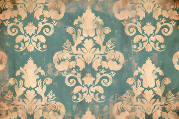 vintage blue wallpaper background