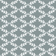 delicate botanical elements spring season holiday vector seamless pattern on pastel gray green background