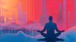 Connection between mental clarity gained from meditation and strategic investment decision-making, focus mindset on investment and business