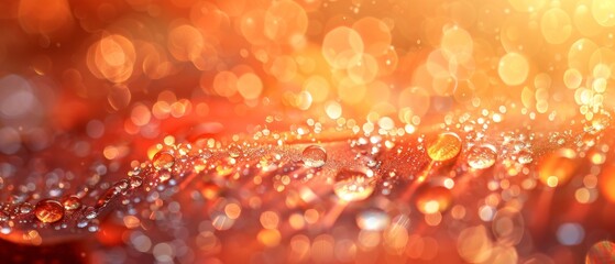 Wall Mural - the background is an abstract orange defocused