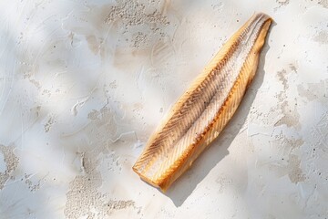 Wall Mural - Gourmet Sole Meunière, Elegant White Stone Setting