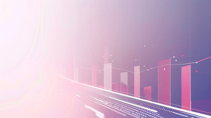 Poster - Abstract financial growth concept background