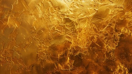 Wall Mural - Gold Plain Texture Background Generative AI