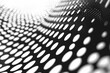 Close-up black and white photo of a metal surface. Suitable for industrial and abstract design projects