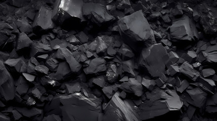 Coal mineral black color as background for geology or engineering projects