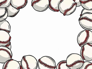 Wall Mural - Baseball background graphics