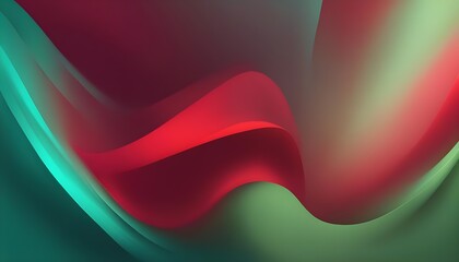 Wall Mural - color gradient bright Scarlet, light olive and light teal background, dark abstract wallpaper