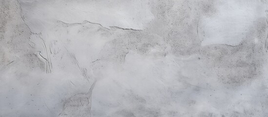 Poster - A closeup of a white marble texture resembling a frozen landscape, as if covered in mist, fog, and snow, with fluidlike patterns creating a mesmerizing and freezing effect