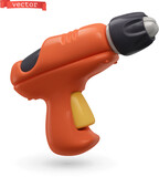 Fototapeta Dinusie - Drill, screwdriver 3d vector icon