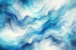 Abstract background with varying blue hues that interlace to create a soothing wavy gradient effect.