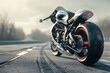 Dynamische Präsentation: Produktfoto eines atemberaubenden Motorrads
