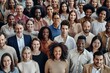 © Oleksandr - Multiracial ensemble posing happily, a snapshot of diversity and happiness.
