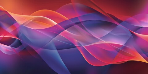 Wall Mural - a colorful wave with purple and blue colors - stock background.
