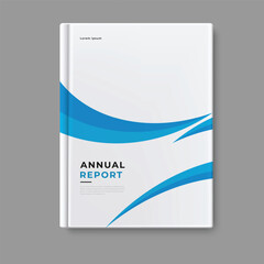 Poster - annual report business template cover design