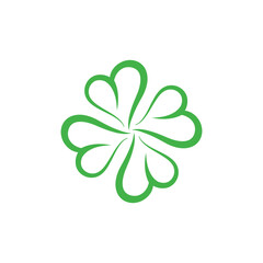 Wall Mural - clover icon vector