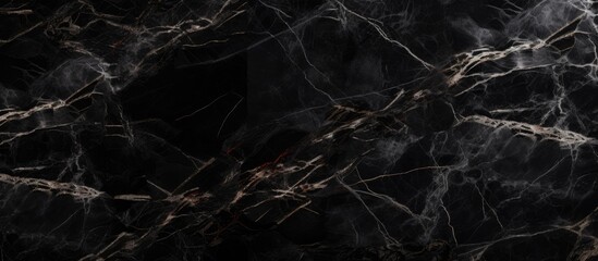 Wall Mural - Black marble texture background.