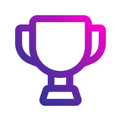 trophy gradient icon