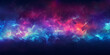 vector background of an infinite space with stars, galaxies, nebulae. bright oil stains and blots with white dots Beautiful colorful constellation in deep space background.