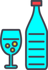 Sticker - Drink Vector Icon