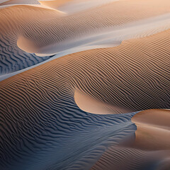 Sticker - Abstract patterns in sand dunes.