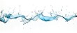 A sketch of a twig with electric blue water droplets on a white background, creating a calming illustration of natures beauty
