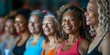 Celebrating diversity and unity through a vibrant Zumba class with women of all ages and races. Concept Diversity, Unity, Zumba Class, Women, Celebrating