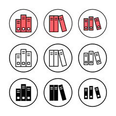 Wall Mural - Library icon vector illustration. education sign and symbol