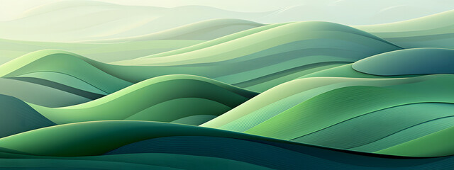 Wall Mural - green field background