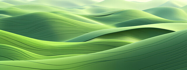 Wall Mural - green field background