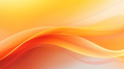 Wall Mural - Background featuring warm orange and yellow hues with abstract curved patterns, creating a visually striking composition.