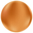 © AnnaShine - Vintage glowing circle with grain texture, 3d caramel brown sphere or bubble. Beige gradient round shape isolated design asset. Perfect for presentation, social media, logo design. transparent PNG