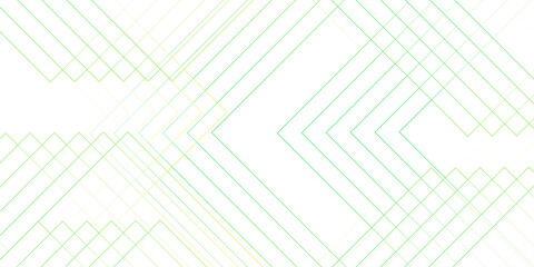 Poster - Abstract seamless modern architecture white and green color technology concept with geometric line. Simple block background with lines. Futuristic blueprint background with modern design.