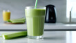 Celery Healthy Green Juice in glass
