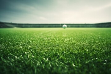  Fresh grass on the pitch