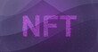 Image of nft text over shapes