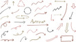 © fukufuku - 手描 手書きの矢印 イラストセット