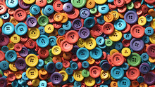 Background Of Colorful Buttons