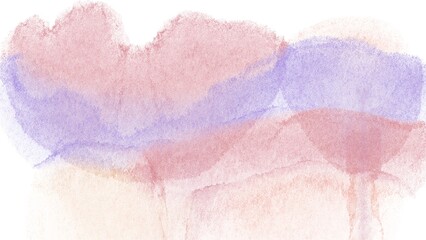 Wall Mural - Digital Hand-Painted Watercolor Background, soft color.