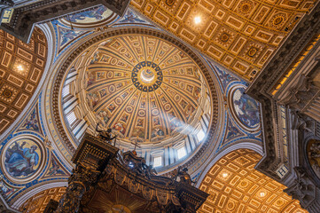 Roma. Papal Major Basilica of St. Peter in the Vatican