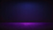 © Kovalova Ivanna - neon purple wallpaper on dark background, Dark blue purple glowing grainy gradient background black noise texture