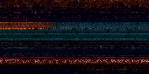 Wall Mural - graphic grunge analog 80s vintage texture background damage or glitch pixel game video or screen tel