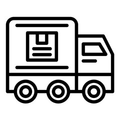 Wall Mural - Vector Design Truck Icon Style