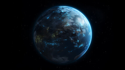 Wall Mural - earth in space