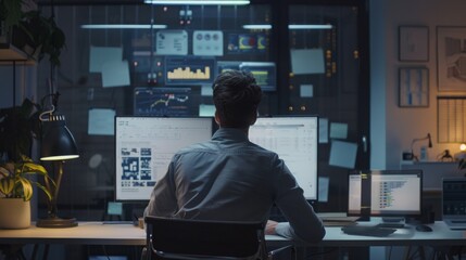 programmer in the office